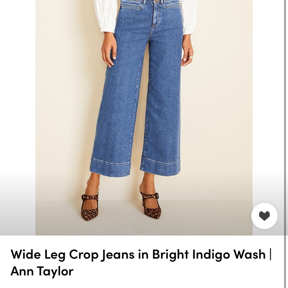 Ann Taylor Flare Jeans - Bright Indigo